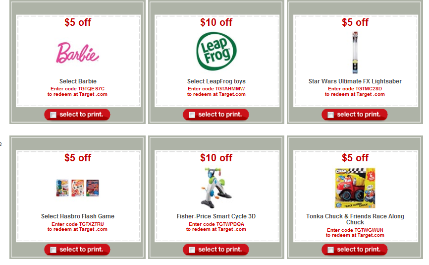 New Target Toy Coupons Released! - Freebies2Deals