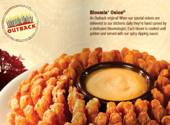 How do you get a free Bloomin' Onion at Outback?