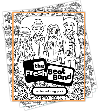 Fresh Beat Band Coloring Pages