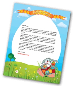 Free Letters From Easter Bunny
