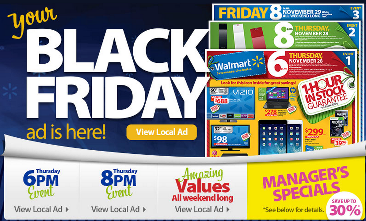 Walmart&#39;s Black Friday Ad is Live! Plus, Jump Start Black Friday Sales NOW - Freebies2Deals