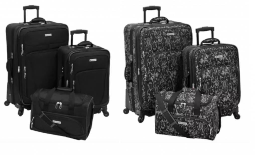 Leisure Getaway 3-pc. Luggage Set Just $73.99 After Promo Codes & Kohl&#39;s Cash! - Freebies2Deals
