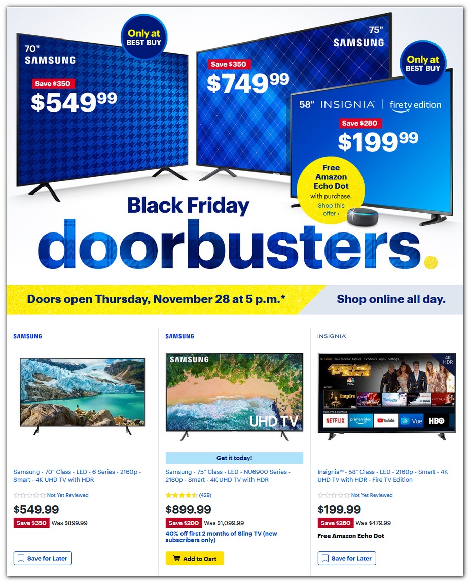 Best Buy Black Friday 2019 Ad is HERE! - Freebies2Deals - When Are Bestbuy Black Friday Deals Over