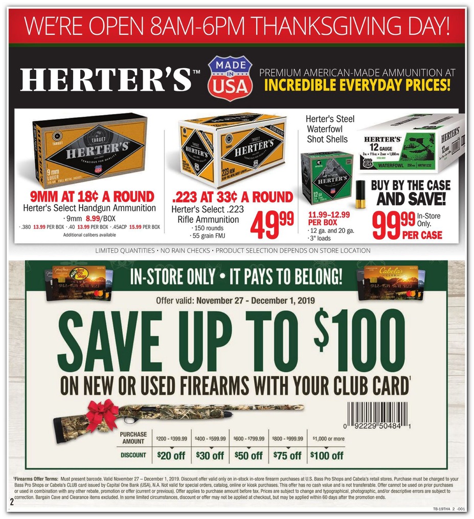 Cabella's and Bass Pro Shops Black Friday 2019 Ad is HERE ...