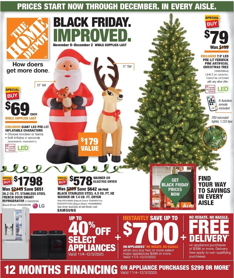 Home Depot Black Friday Ad is HERE!! Freebies2Deals