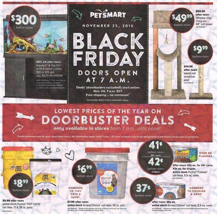 PetSmart Black Friday Ad 2016 - Pg 1