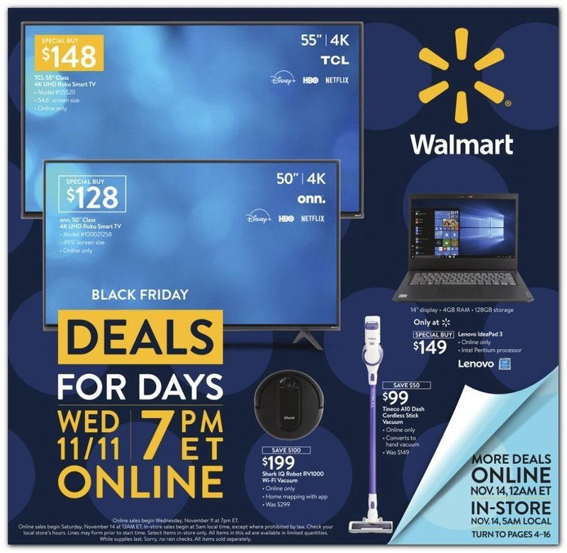 Walmart Black Friday 2020 | Deals for Days Ad #2 (11/11 and 11/14 - Will Black Friday Deals Be For Universe