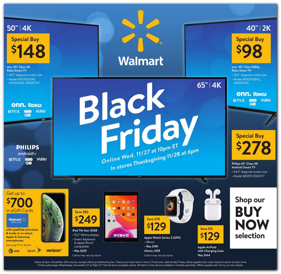 Walmart Black Friday 2019 Ad is HERE! - Freebies2Deals