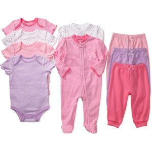 9 Piece Organic Cotton Infant Clothing Set only $20! - Freebies2Deals