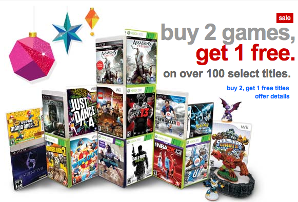 target buy one get one video games
