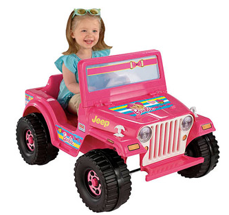 fisher price barbie jeep power wheels