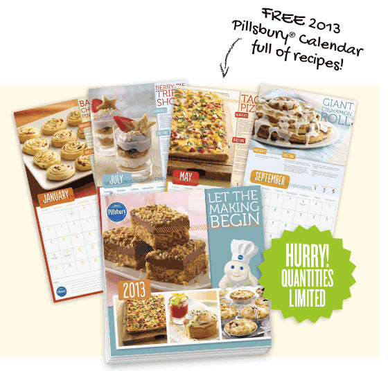 FREE 2013 Pillsbury Calendar for Pillsbury Members! Freebies2Deals