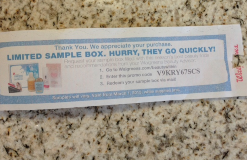 FREE Sample Box from Walgreens! Freebies2Deals