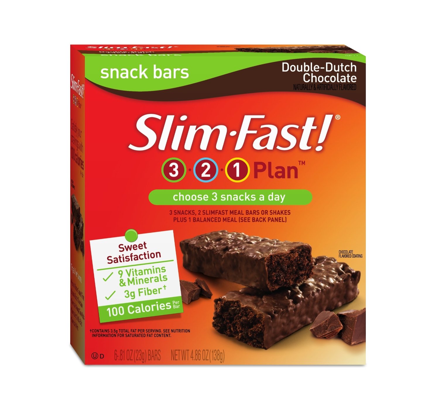 6 Count Slim Fast Snack Bars $2.44 Shipped! - Freebies2Deals