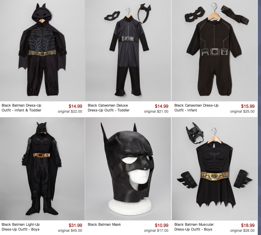 freebies2deals batman costumes