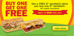 freebies2deals-subwayfree6inchsub
