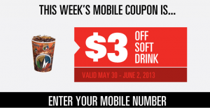 Regal Cinemas: $3.00 Off Soft Drink! (Mobile/Smart Phone Coupon ...