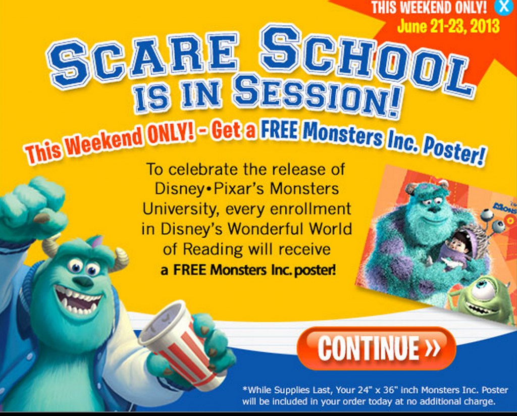 free monsters university