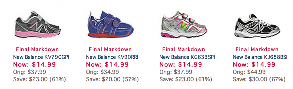 freebies2deals new balance clearance