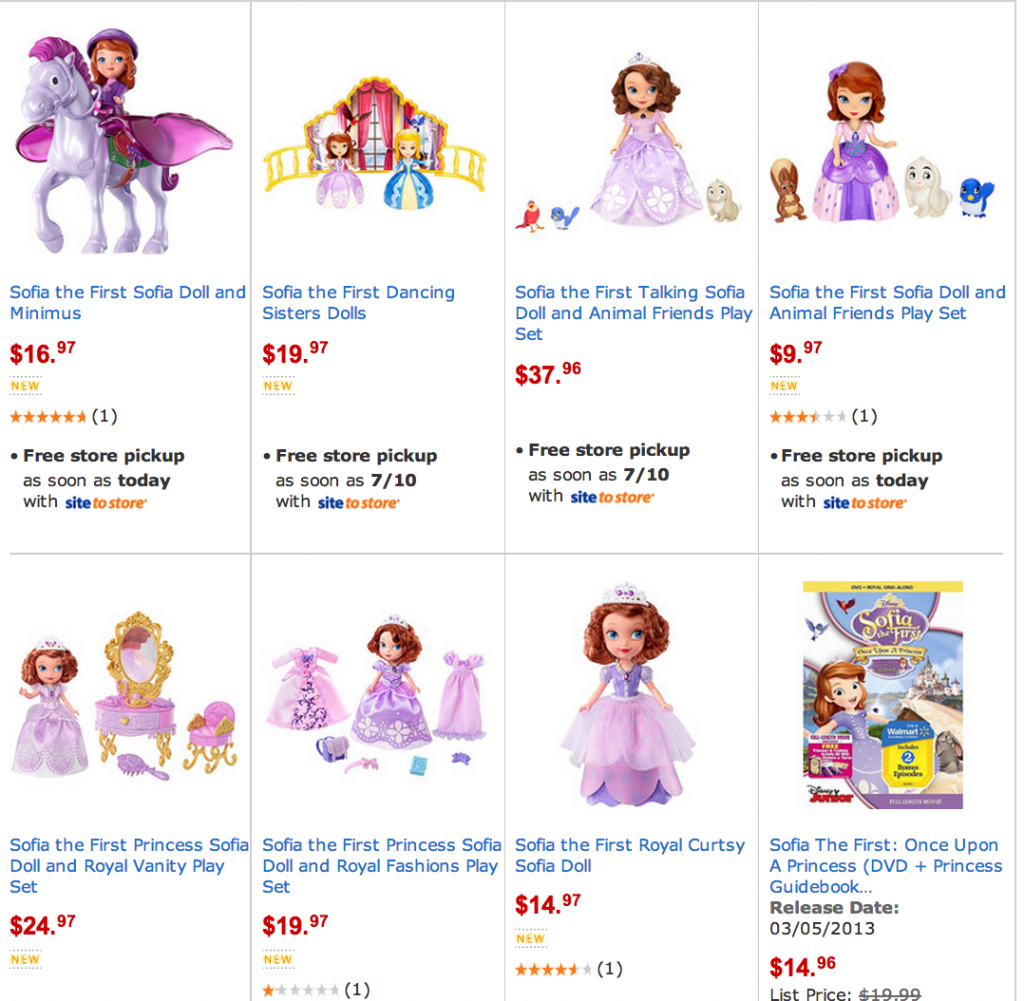 freebies2deals top sofia the first toys