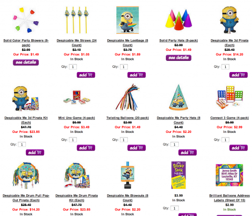 50 Off ALL Birthday Party Supplies Plus 10 Off 75 Or 15 Off 100 