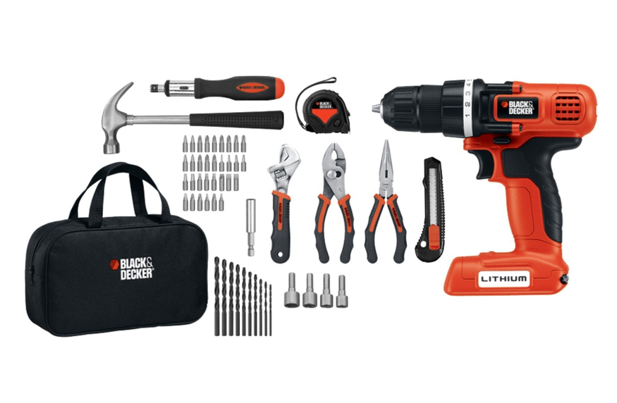 Amazon Black & Decker Lithium Drill & Project Kit, 7.2 Volt 41.97