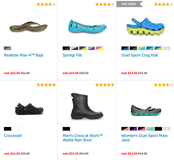 Crocs: Tons Of Clearance Styles! Plus, FREE Shipping w/ No Minimum ...