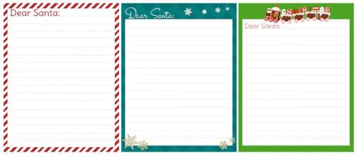 FREE Dear Santa Letter Printables! - Freebies2Deals