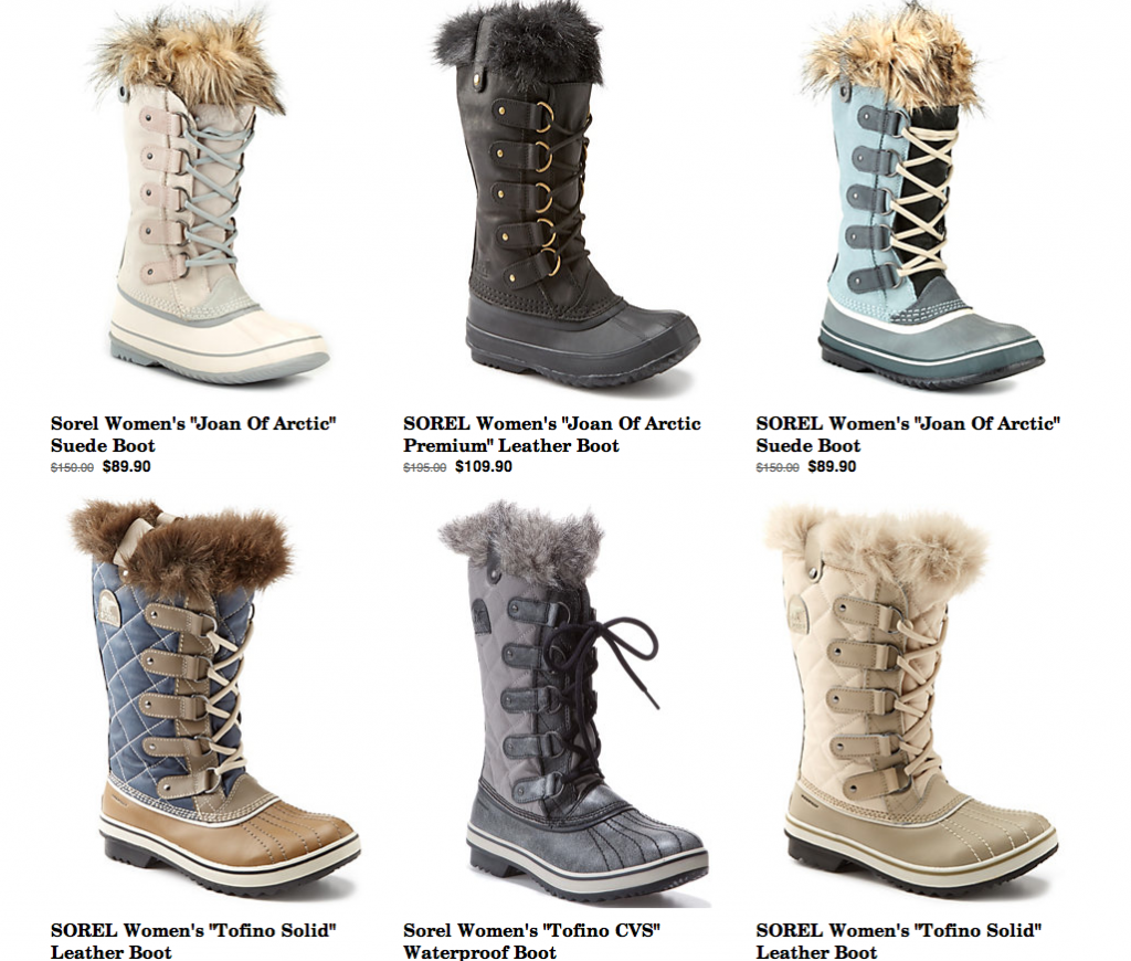 Rue La La: SOREL Boot Sale! Women's, Men's & Kids' Boots Up To 50% Off ...