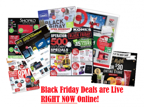 List Of ALL Stores With Black Friday Deals Live NOW! Don't Miss This ...