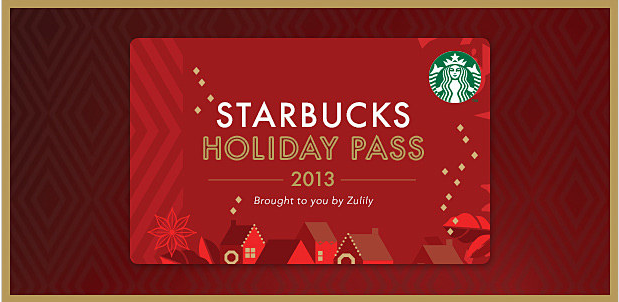 Zulily Purchase A 25 Starbucks Gift Card Receive A FREE 10 