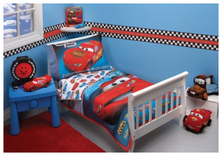 Disney 4 Piece Cars Themed Toddler Bedding Set Now Only 23 99