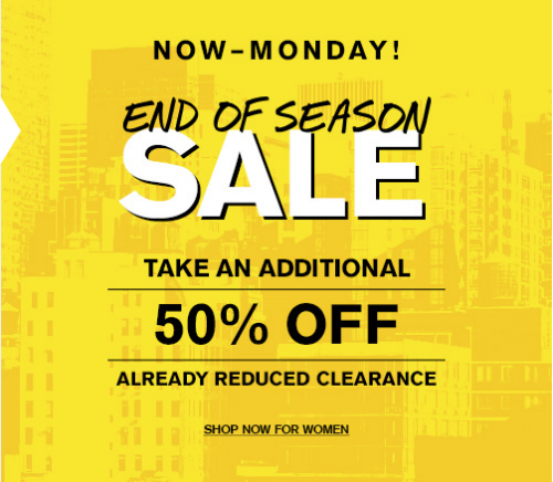 Express Clearance Sale: Up To 80% Off + Extra 50% Off! Prices Start At ...