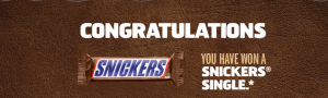 free snickers bars