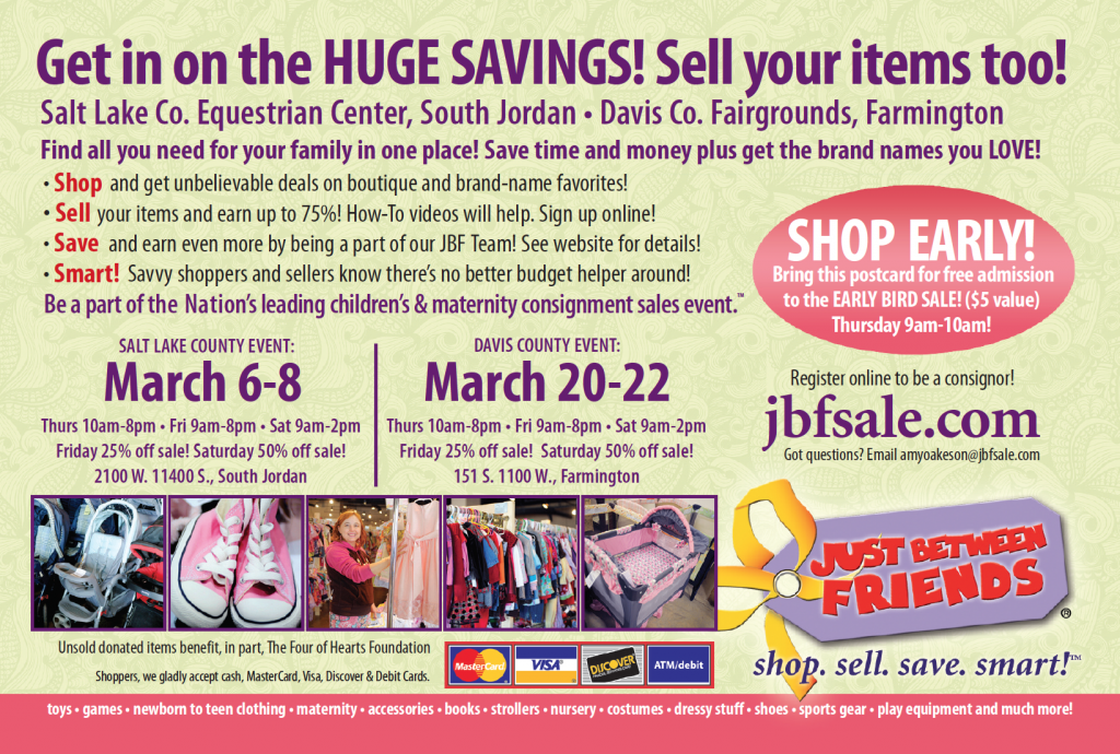 Utah Readers: Time for the Just Between Friends Sale! Baby Items ...