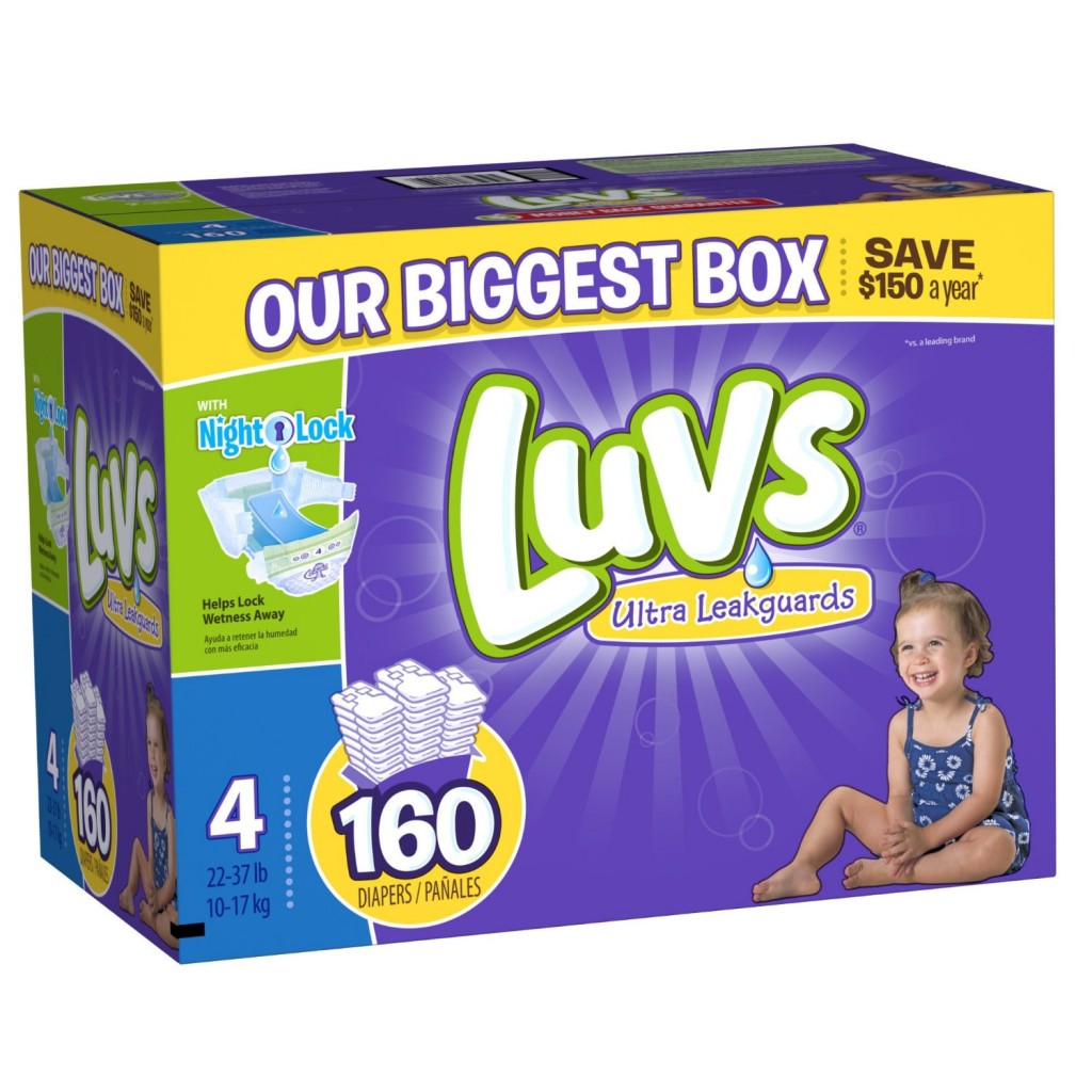 best price for diapers luvs
