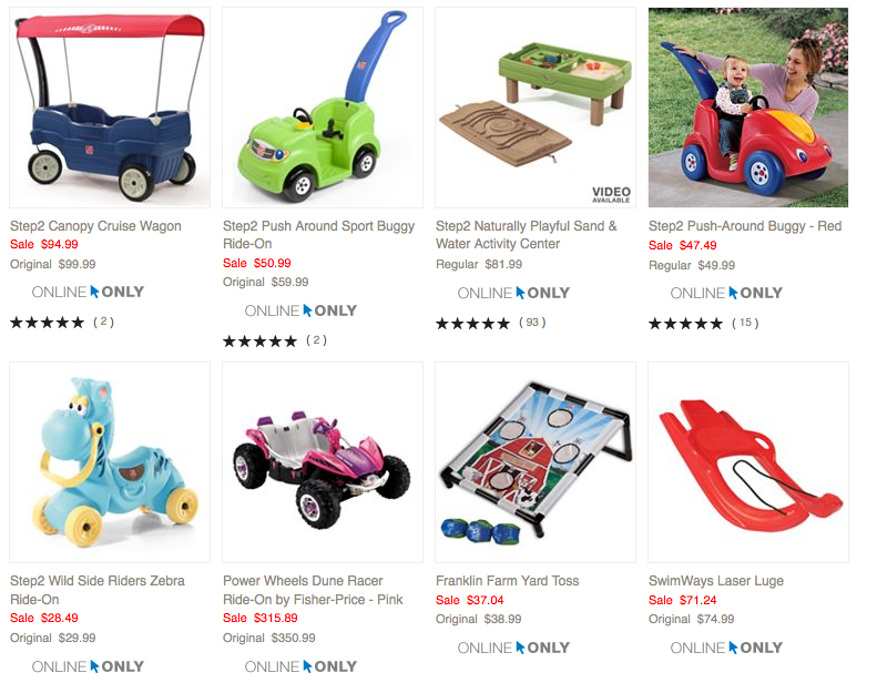 ride on toys kohls