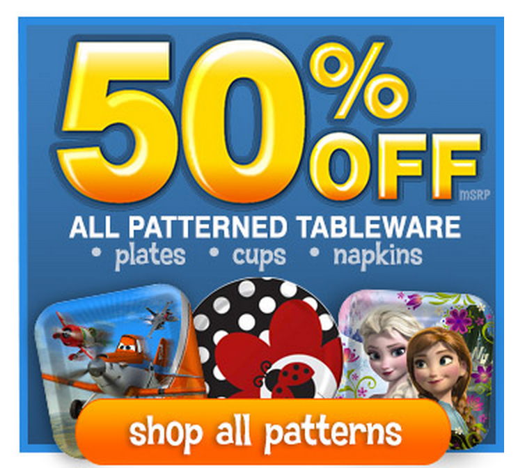 discount on party ware