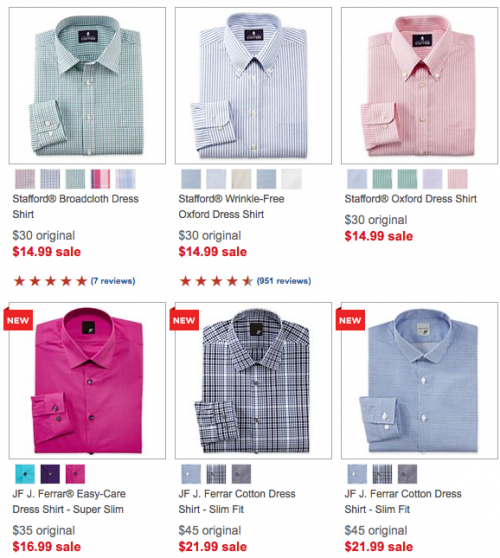 Men's Dress Shirts are 40% Off at JCPenney! Plus, Get An Extra 15% Off ...