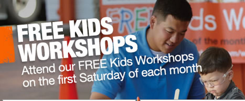free kids workshops at home depot
