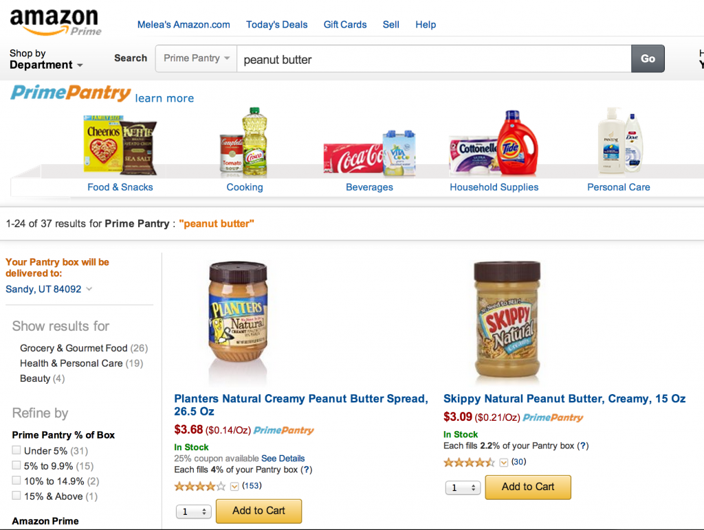 amazon pantry how to