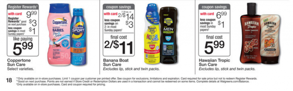 sunscreen coupon