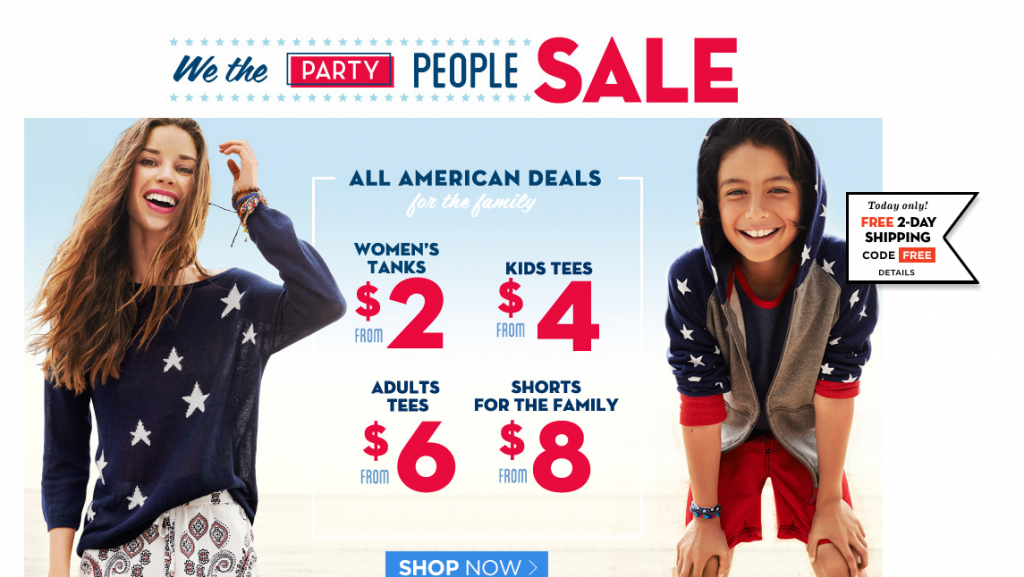 old navy july 4 t shirt