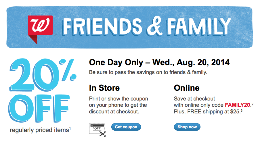 freebies2deals-friends-family-sale