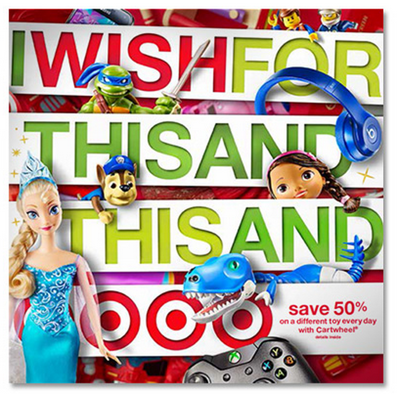 Target Holiday Toy Book! Plus, Get an Extra 10 off Using the Wish List