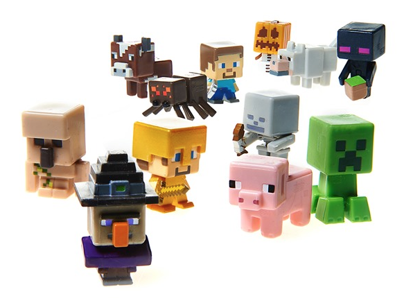 Hurry! Mattel Minecraft Collectible Figures 3-pack (18 Total Mini ...