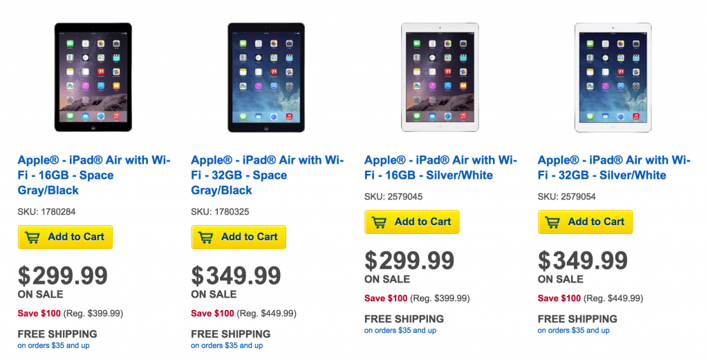 ipad air deal