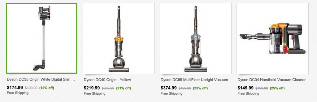 huge sale on dyson vacuums