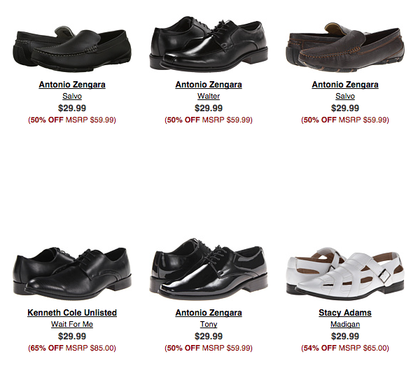 Men's Dress Shoe Sale On 6PM! Prices 