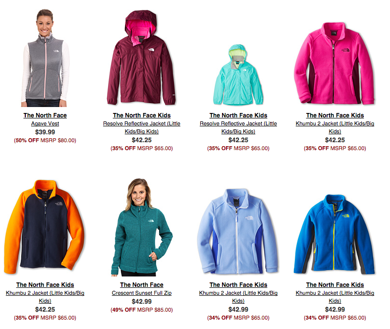 North Face Sale on 6PM! Jackets Marked Up To 50% Off + FREE Shipping